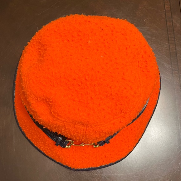 New Gucci Horsebit Orange Bucket Hat Size S - Picture 4 of 9